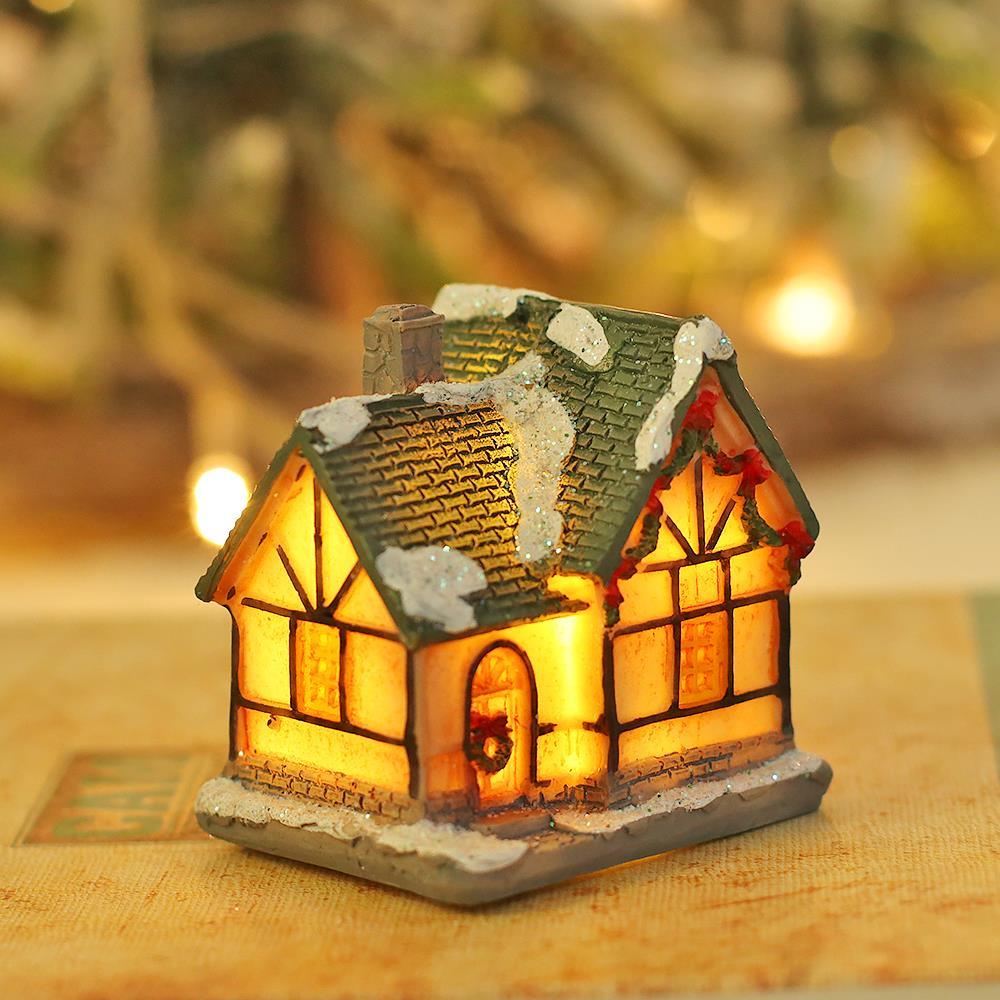 Artezan Christmas LED Table Top House Decoration 5.5*5.5*4.5cm