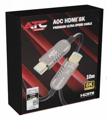 ATC AOC HDMI 2.1V 8K Premium Οπτικό Καλώδιο 10m