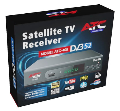 ATC Δορυφορικός Δέκτης ATC HD405 DVBS2