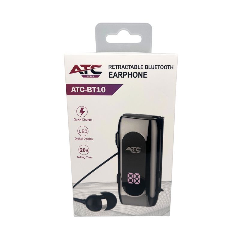 ATC-BT10 Ανασυρόμενο Ακουστικό Bluetooth