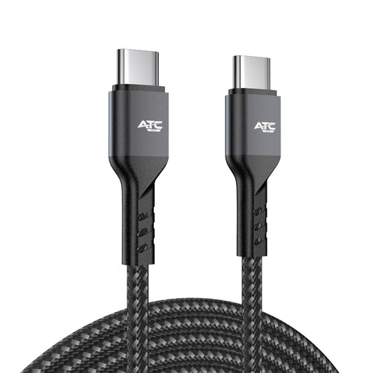ATC-C8 Καλώδιο Φόρτισης & Συγχρονισμού USB-C σε USB-C 60W 3m