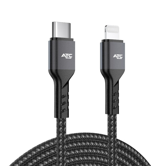 ATC-C9 Καλώδιο Φόρτισης & Συγχρονισμού USB-C σε Lightning 20W 2m