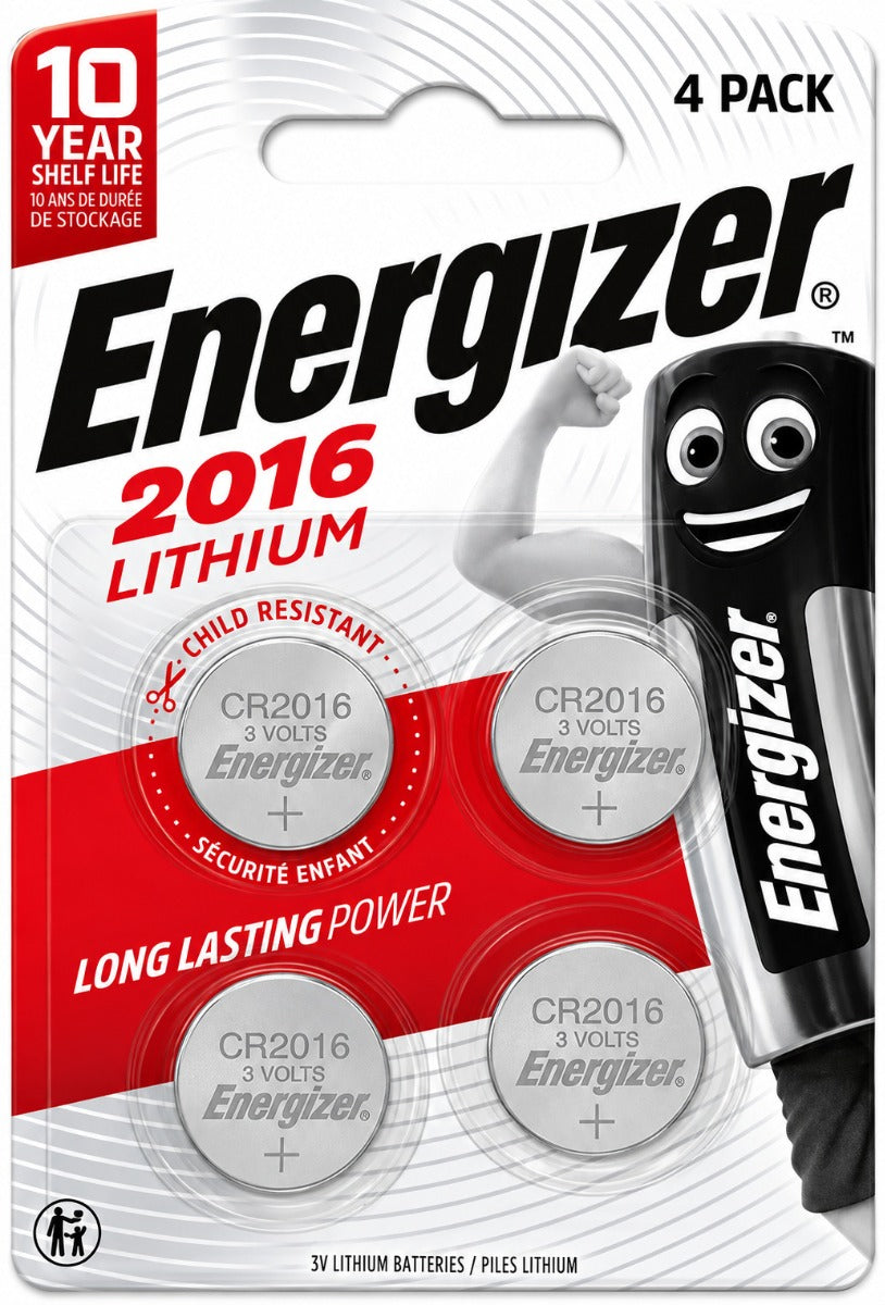 Energizer Lithium Battery CR2016/4BP
