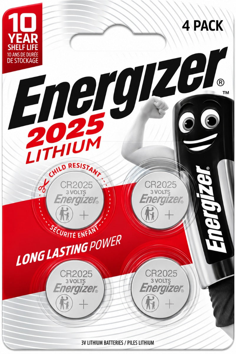 Energizer Μπαταρία Λιθίου CR2025/4BP