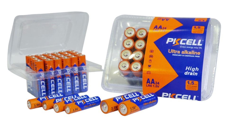Pkcell Ultra Αλκαλική Μπαταρία AAA LR03 (24τμχ) Κλειστή
