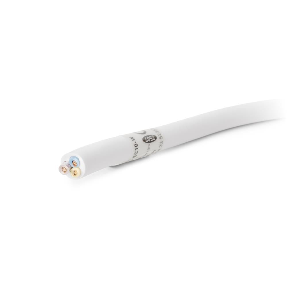 Entac Καλώδιο Ρεύματος H05VV-F 3G1.5 10m Λευκό