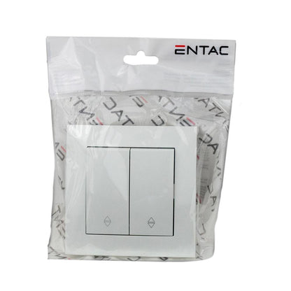 Entac 106+6 Arnold Recessed alternative switch White