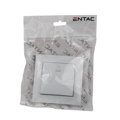 Entac Arnold Recessed doorbell switch White