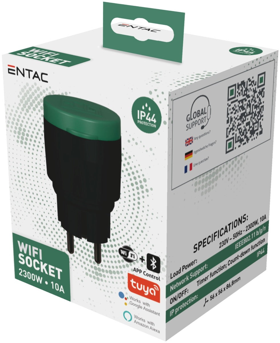 Entac Outdoor WIFI Socket IP44