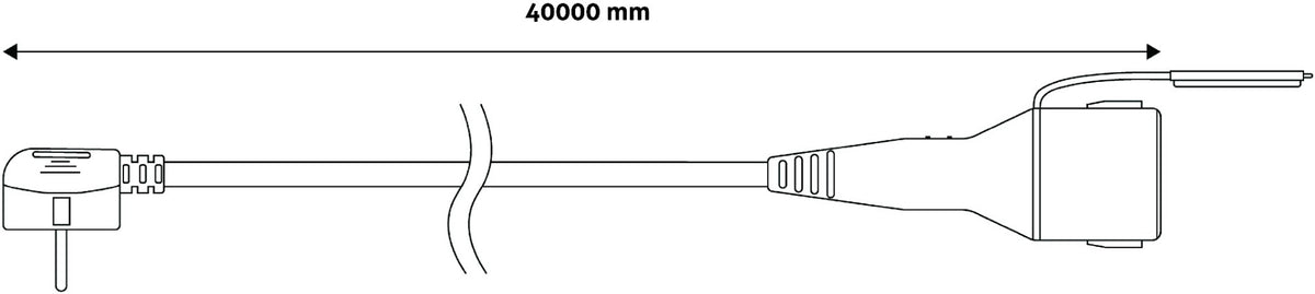 Entac Προέκταση IP44 3g2.5mm2 40m