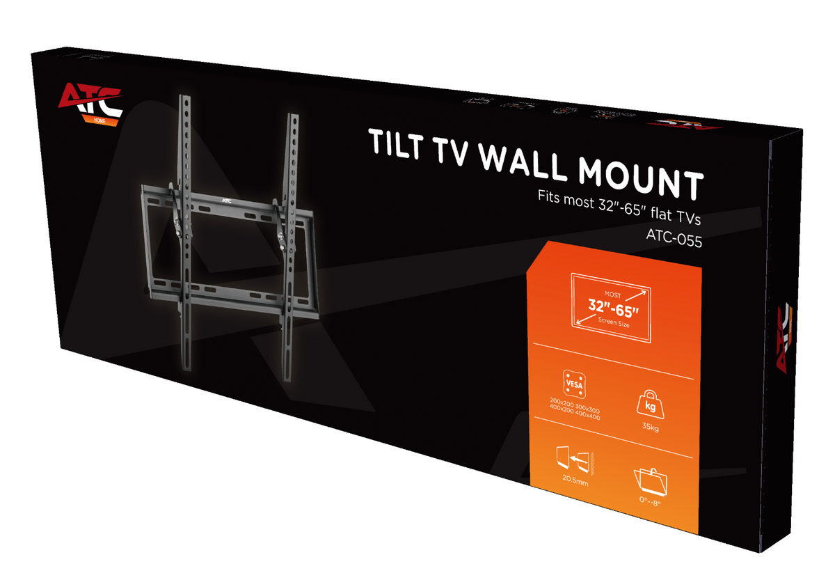 ATC Βάση TV Επιτοίχια ATC-055 32"-65"