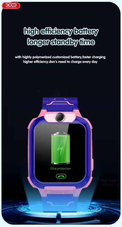 XO H100 Παιδικό Smartwatch 2G Ροζ