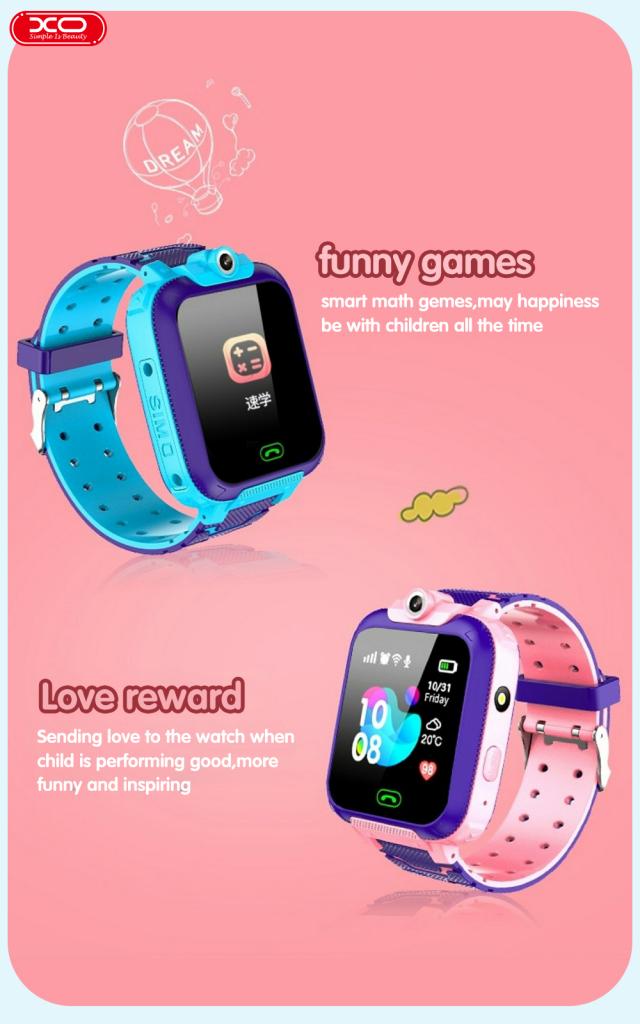XO H100 Παιδικό Smartwatch 2G Ροζ