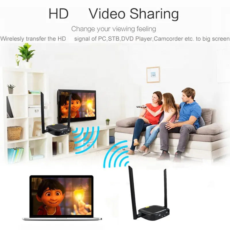 HDMI Ασύρματη Αναμετάδοση 200m - 1080P HDMI με Type-C Loop Out