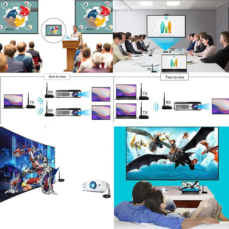 HDMI Ασύρματη Αναμετάδοση 50m - 1080P HDMI