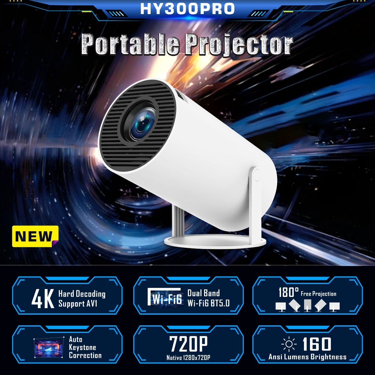 ATC H1 PRO Smart Android Προτζέκτορας