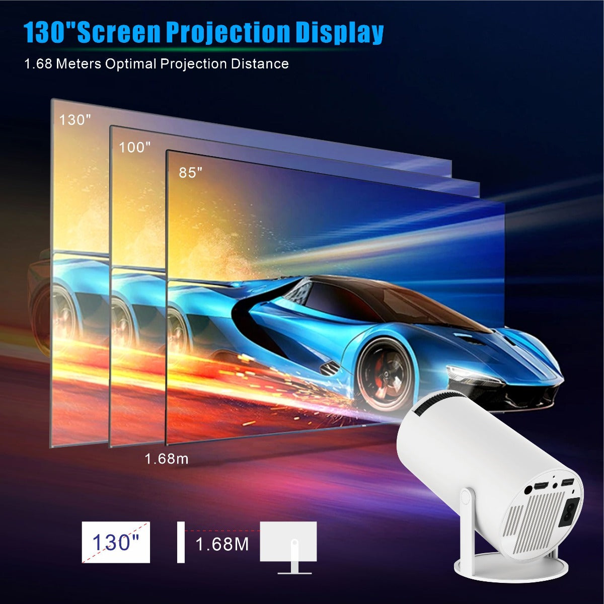 ATC H1 PRO Smart Android Προτζέκτορας