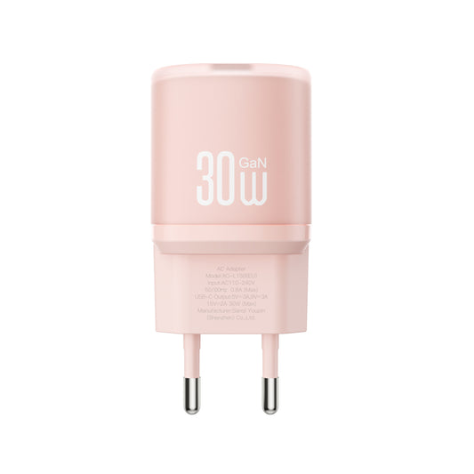 XO L150 (EU) 30W Μονός Γρήγορος Φορτιστής USB-C Ροζ