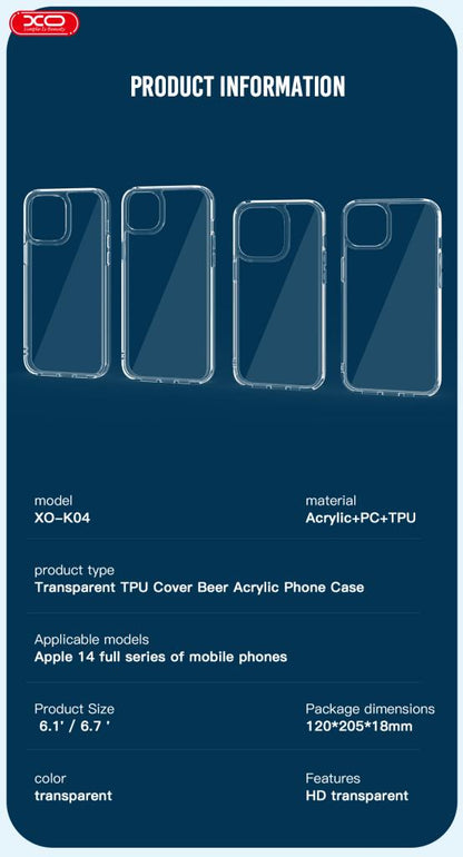 XO K04 Θήκη Σιλικόνης iPhone14 Pro Max 6.7"