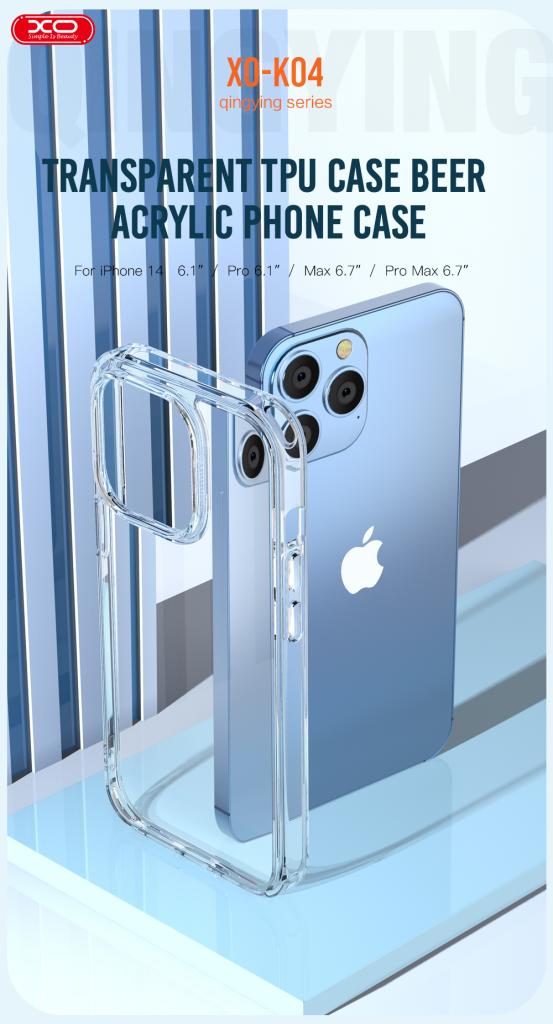 XO K04 Θήκη Σιλικόνης iPhone14 Μax 6.7"