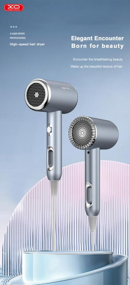 XO CF2 1600W Πιστολάκι Μαλλιών Ταξιδίου Μπλέ
