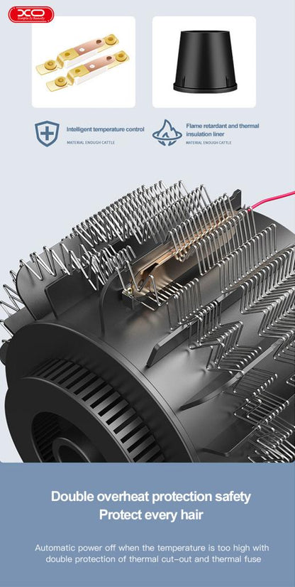 XO CF2 1600W Πιστολάκι Μαλλιών Ταξιδίου Μπλέ