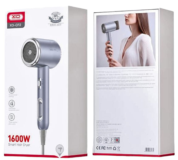 XO CF2 1600W Πιστολάκι Μαλλιών Ταξιδίου Μπλέ