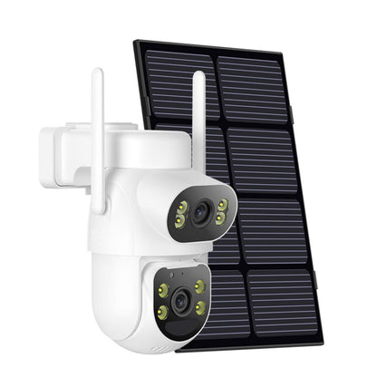 XO CR19 Εξωτερική Solar Κάμερα 4G AOV με Διπλό Φακό & 4 Megapixel