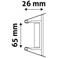 Avide GU10 Πλαίσιο Τετράγωνο Σαγρέ Σατέν Νίκελ