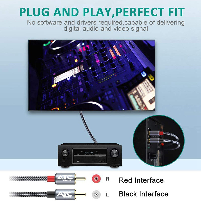 ATC HQ 2xRCA / 2xRCA 5m Cable