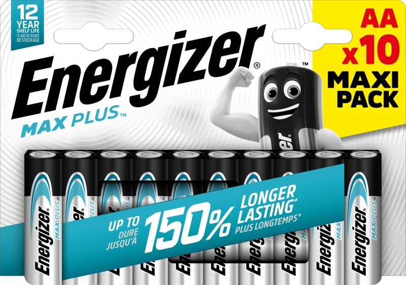 Energizer Max Plus Alkaline Battery ΑΑ  E91 LR6(10 τμχ)