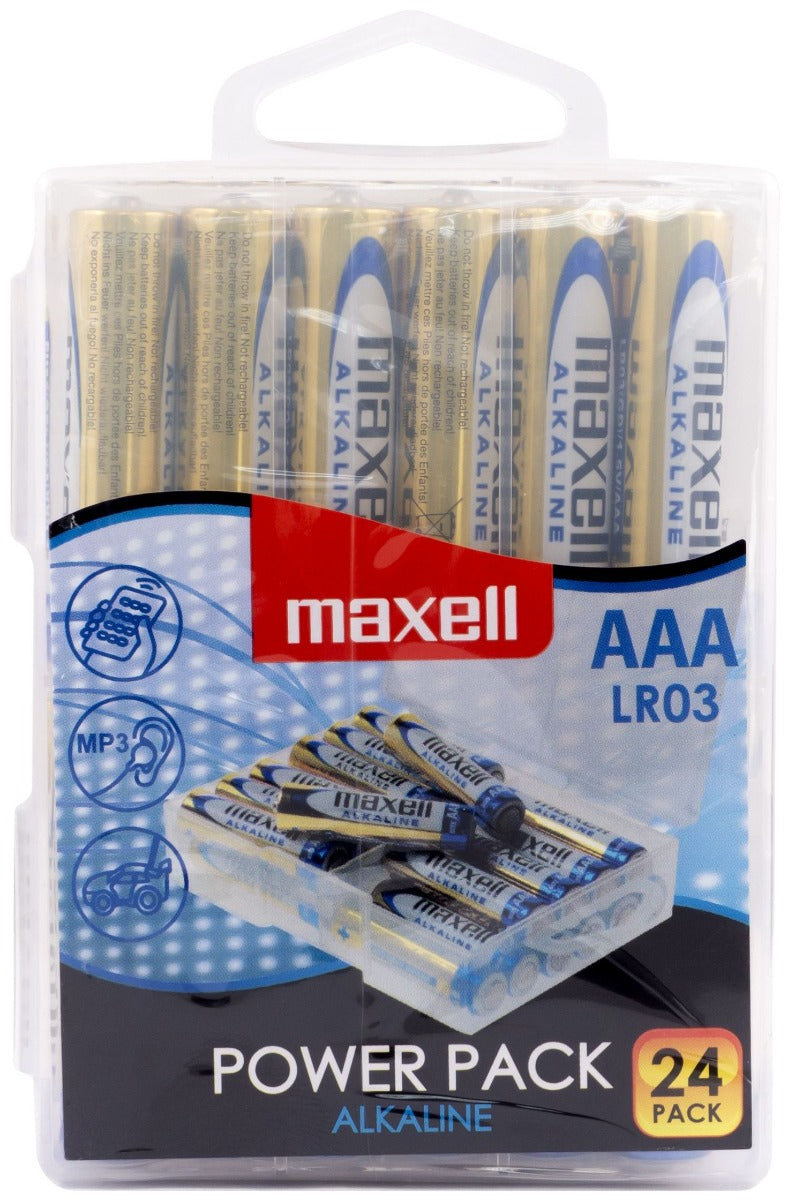 MAXELL Αλκαλικές LR03 Μπαταρία AAA (24 τμχ)