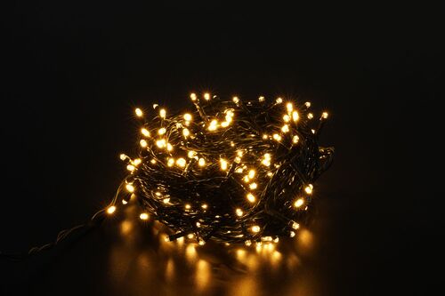 Modee Lighting Χριστουγεννιάτικα Λαμπάκια LED με Τροφοδοτικό (200LED/20m/10cm) Θερμό