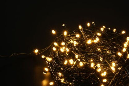 Modee Lighting Χριστουγεννιάτικα Λαμπάκια LED με Τροφοδοτικό (200LED/20m/10cm) Θερμό