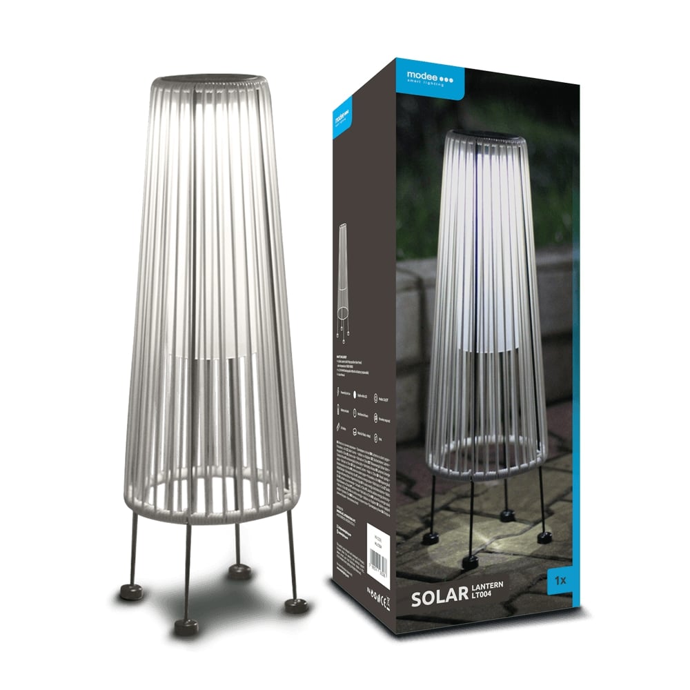 Modee Lighting LED Ηλιακό Φωτιστικό Κήπου H48x17x17cm