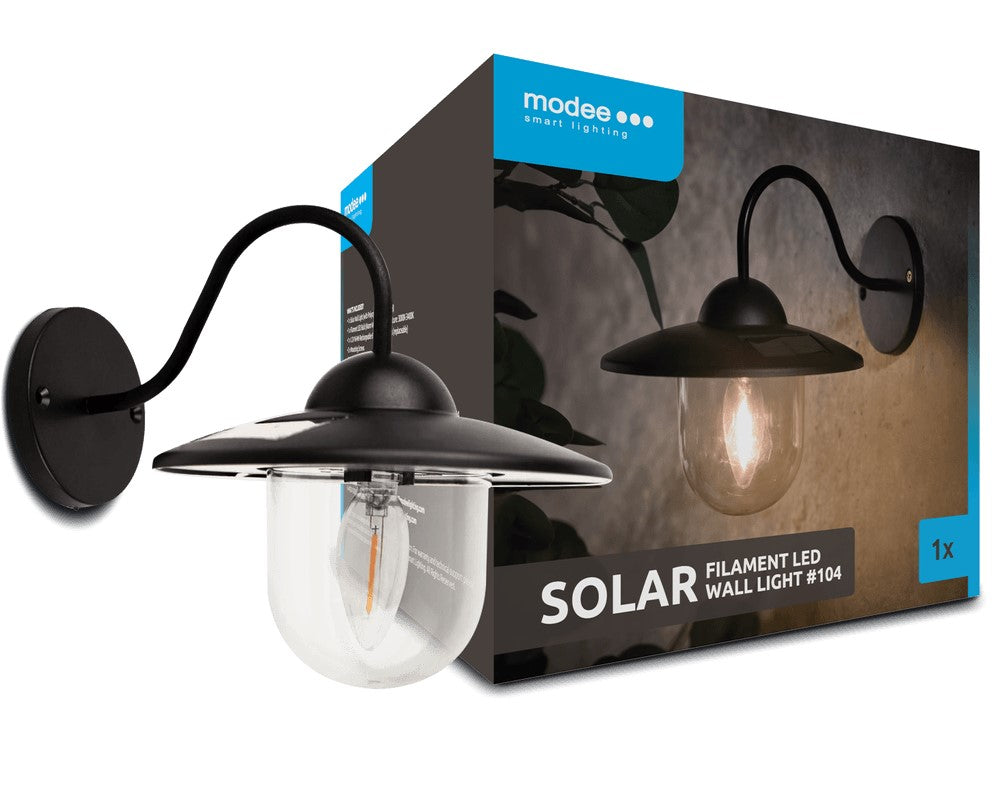 Modee Lighting LED Ηλιακό Επιτοίχιο Φωτιστικό
