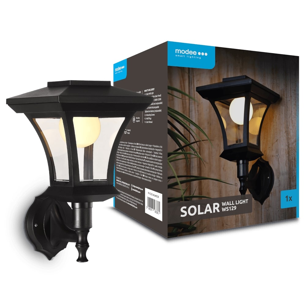 Modee Lighting LED Ηλιακό Φωτιστικό Τοίχου (15 lumen)