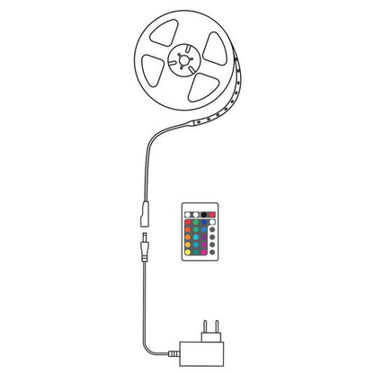 Modee Smart Ταινία LED 24W IP20 RGB με Τηλεχειριστήριο 10m