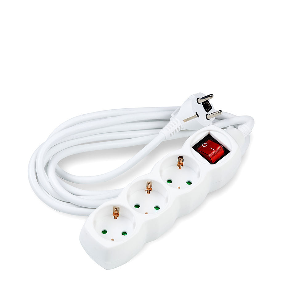 Technik Πολύπριζο 3 Θέσεων 3x1,5mm 3m με Διακόπτη