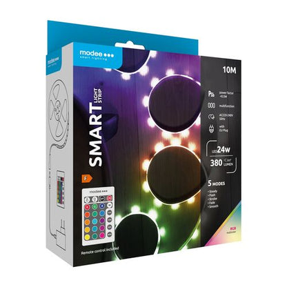 Modee Smart Ταινία LED 24W IP20 RGB με Τηλεχειριστήριο 10m