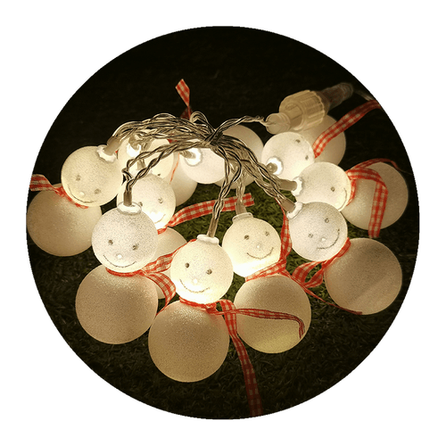 Modee Χριστουγεννιάτικα Φωτάκια LED Μπαταρίας (10LED/1,35m/15cm) Θερμό Λευκό