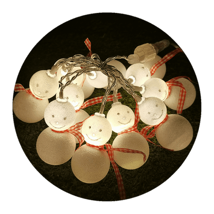 Modee Χριστουγεννιάτικα Φωτάκια LED Μπαταρίας (10LED/1,35m/15cm) Θερμό Λευκό