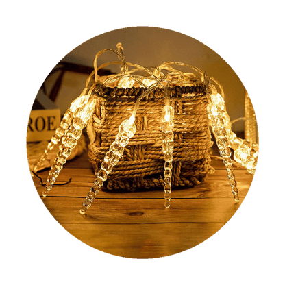 Modee Χριστουγεννιάτικα Φωτάκια LED (20LED/2.85m/15cm) Θερμό Λευκό
