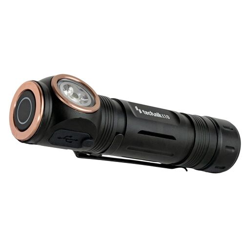 Technik Φακός L10 με Μπαταρία 1x18650 2200mAh Osram P9 & Καλώδιο USB-C 1000lm