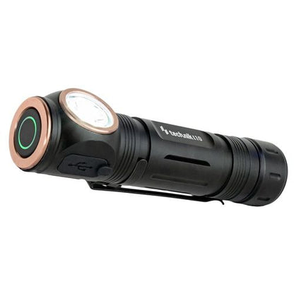 Technik Φακός L10 με Μπαταρία 1x18650 2200mAh Osram P9 & Καλώδιο USB-C 1000lm