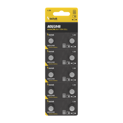 Technik Αλκαλικές Μπαταρίες Κουμπία Platinum AG5 / LR48 / 193 / 393 1.5V B10