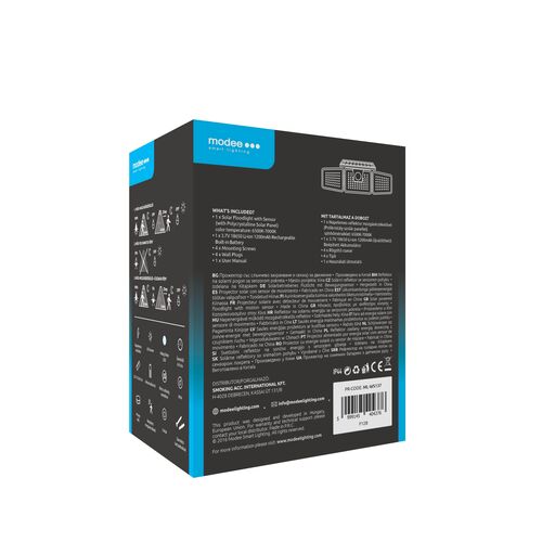 Modee Lighting Ηλιακός Προβολέας LED WS137 με Αισθητήρα (650 lumen)