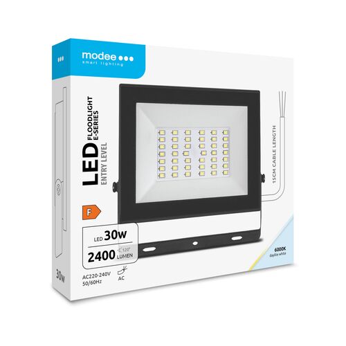 Modee Lighting LED Προβολέας E-series Slim 30W 120° 6000K 2400 lm ERP