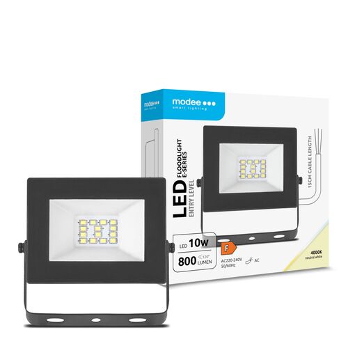 Modee Lighting LED Προβολέας E-series Slim 10W 120° 4000K 800lm ERP