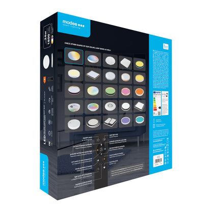 Modee Φωτιστικό Οροφής LED Sunlight SL01 24W 4000K+RGBIC D380x70mm (1800 lumens) ERP